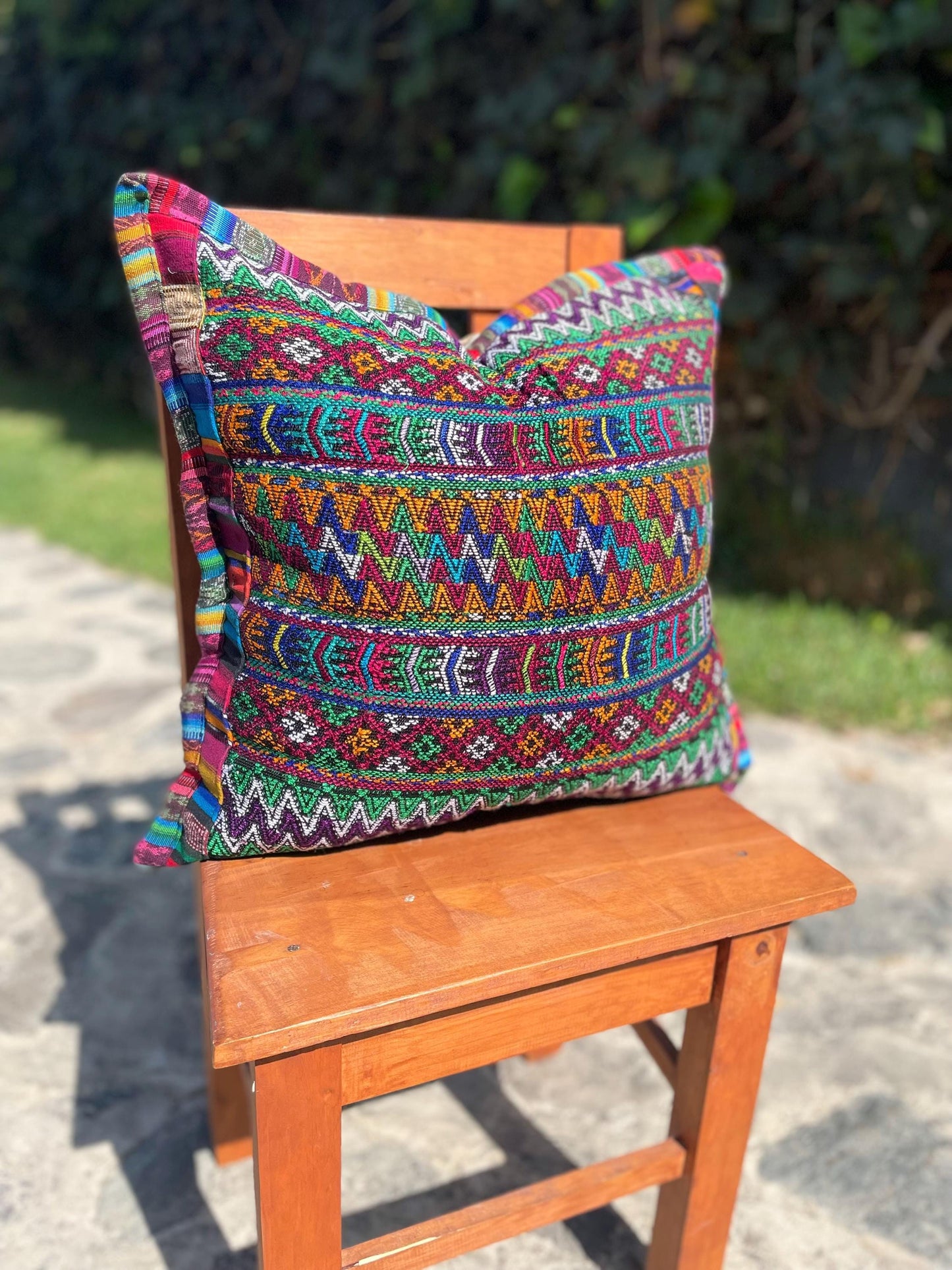 Huipil Pillow Cover from San Martin Jilotepeque