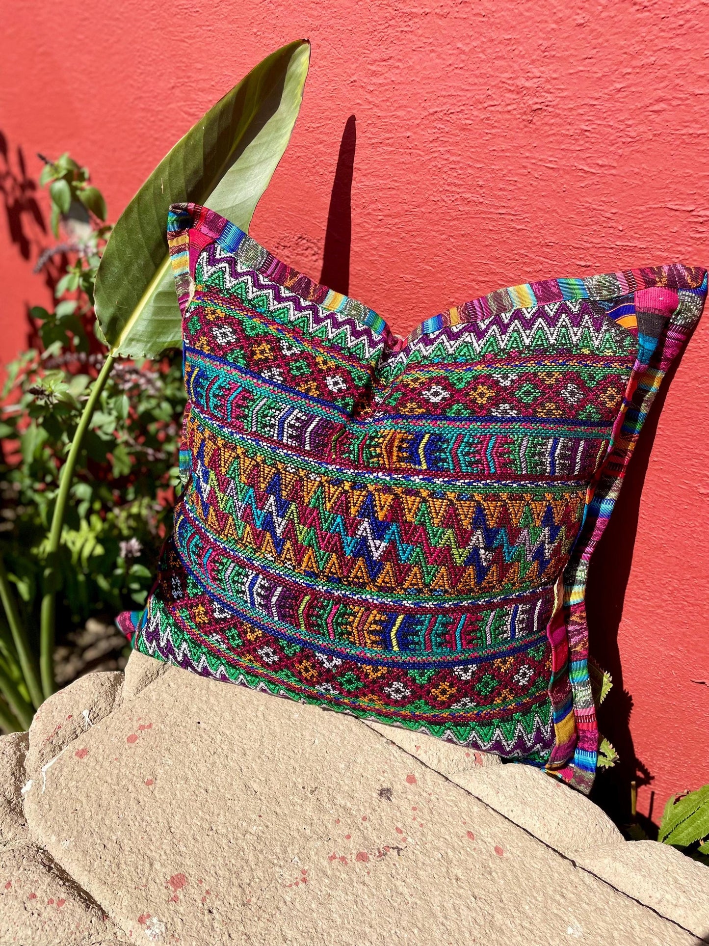 Huipil Pillow Cover from San Martin Jilotepeque