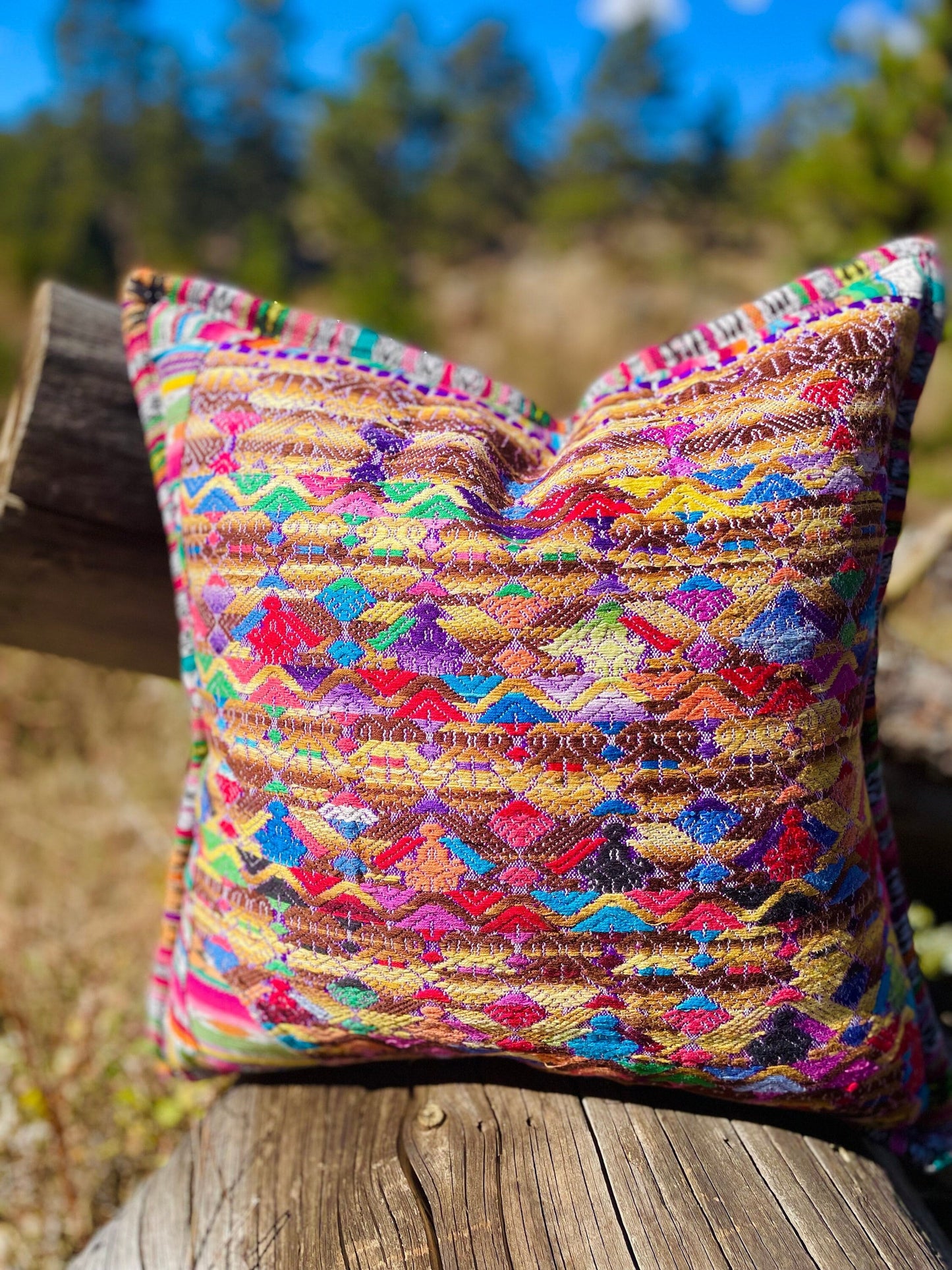 Guatemalan Artisan Huipil Pillow Covers from Xela Quetzaltenango