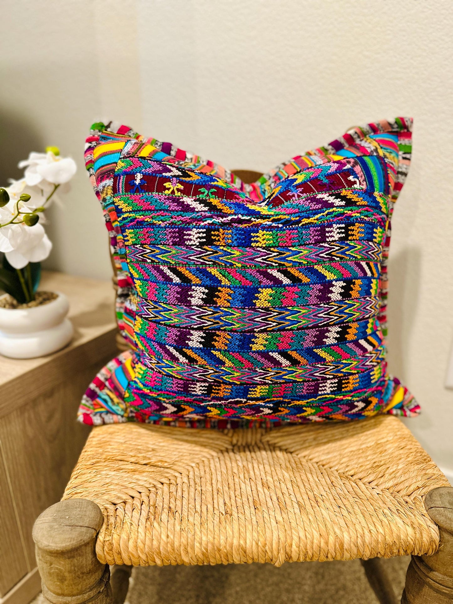 Pillow Cover from San Martin Jilotepeque - Purplemulti
