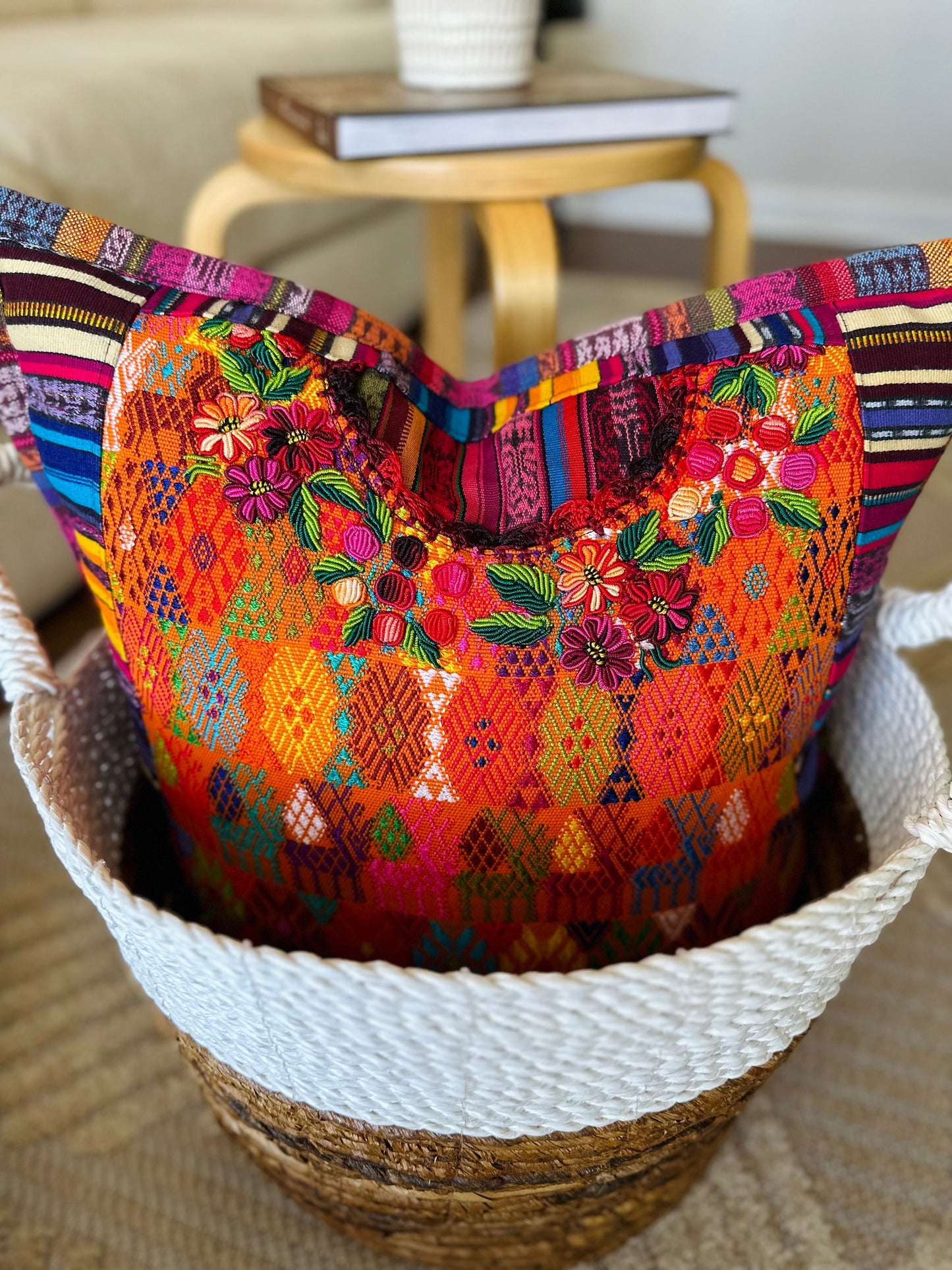 Guatemalan Huipil pillow covers from Coban