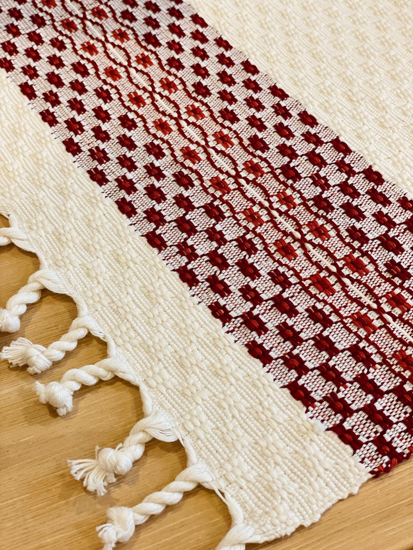Placemat - White Red