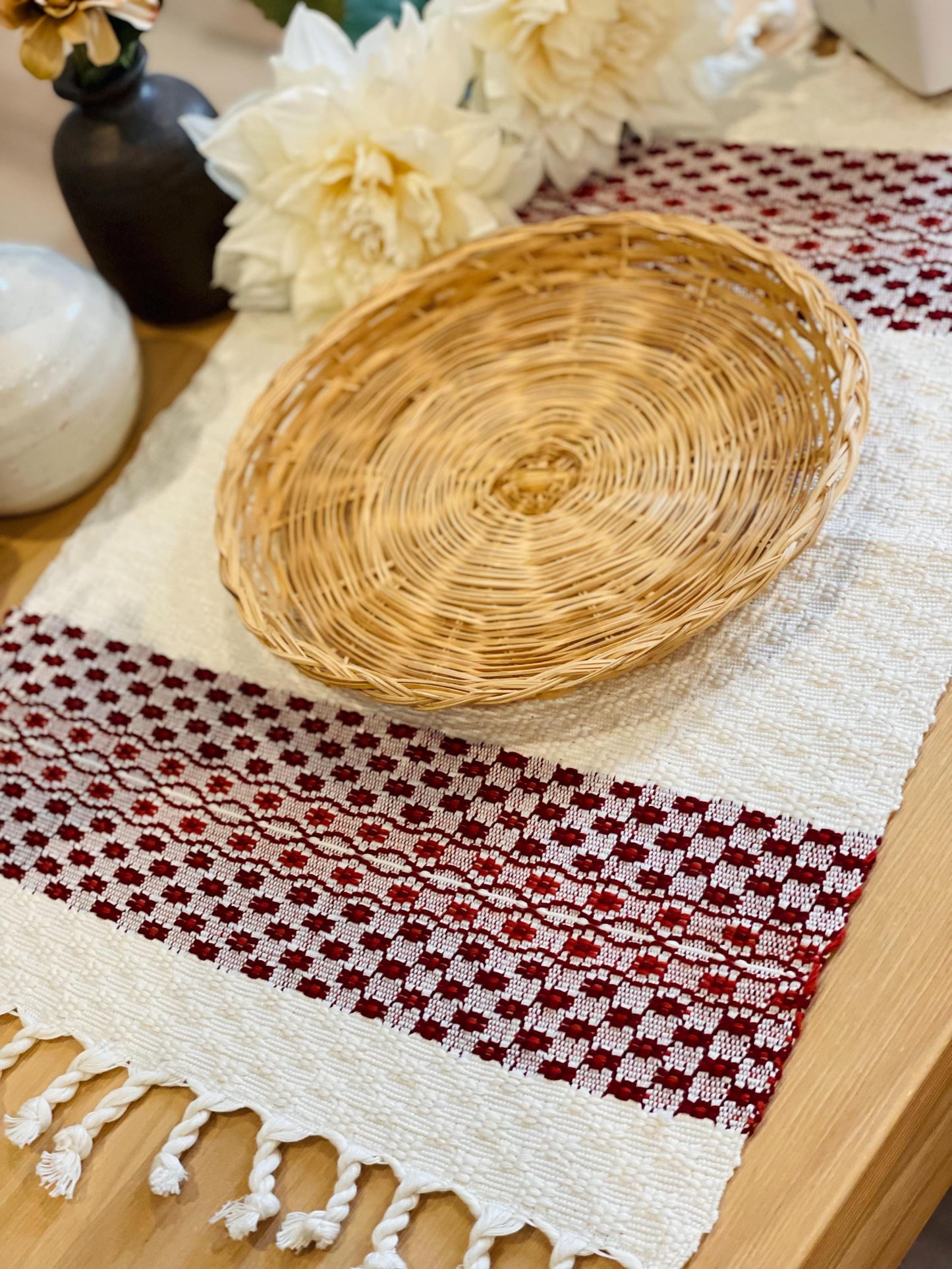 Placemat - White Red