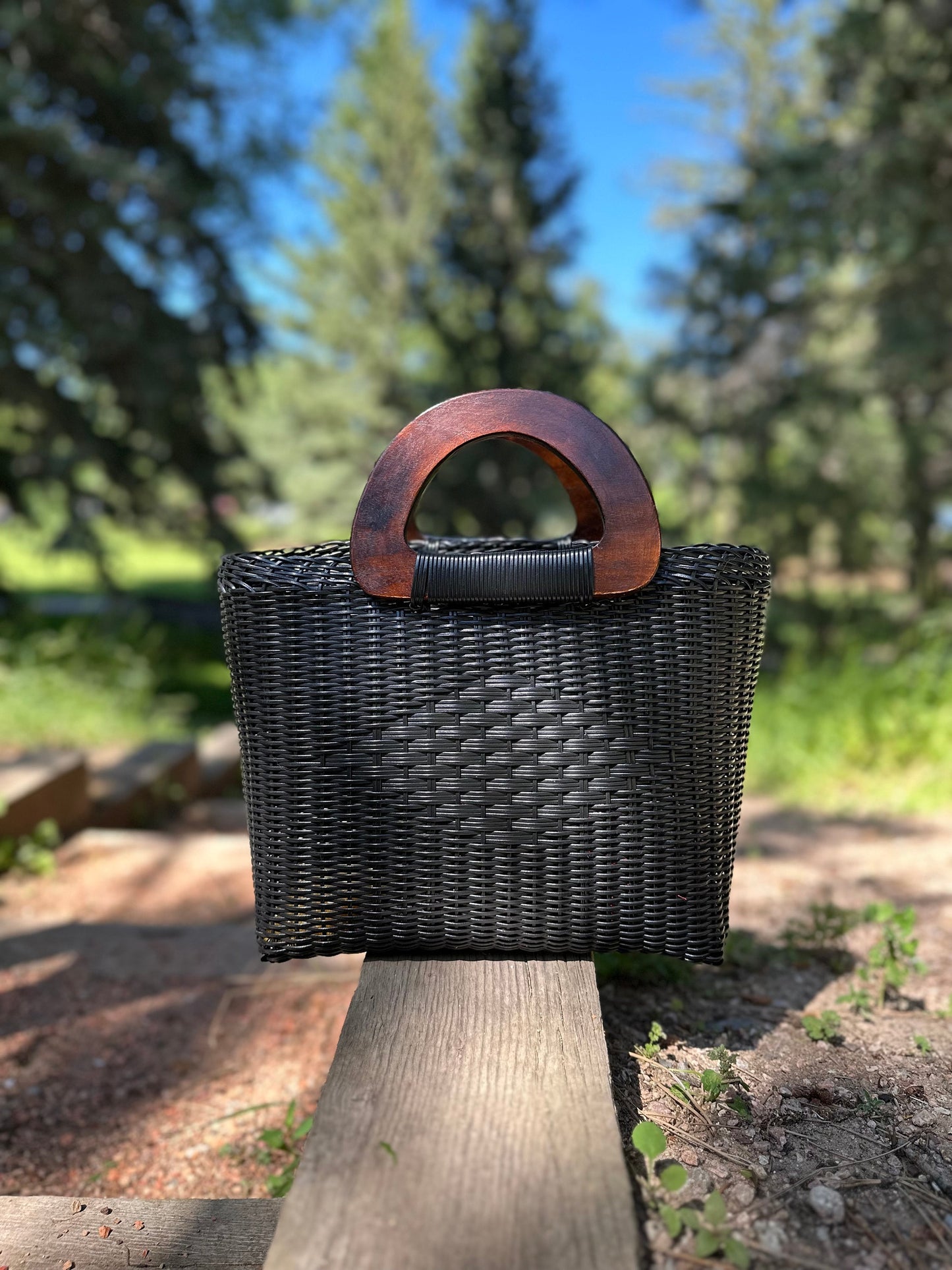 Guatemalan Handwoven Medium Tote Bag, Recycled Plastic Bags