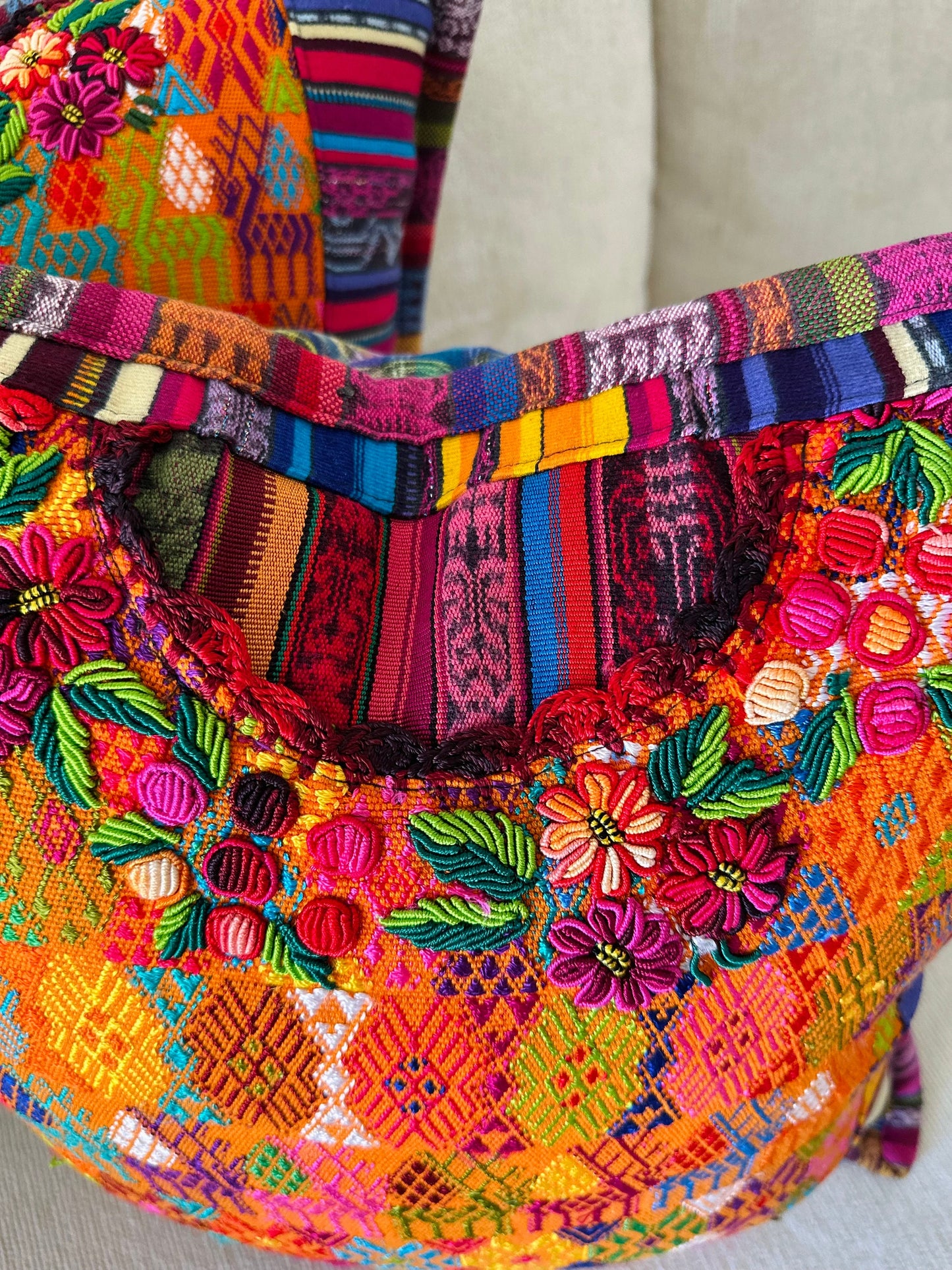 Guatemalan Huipil pillow covers from Coban