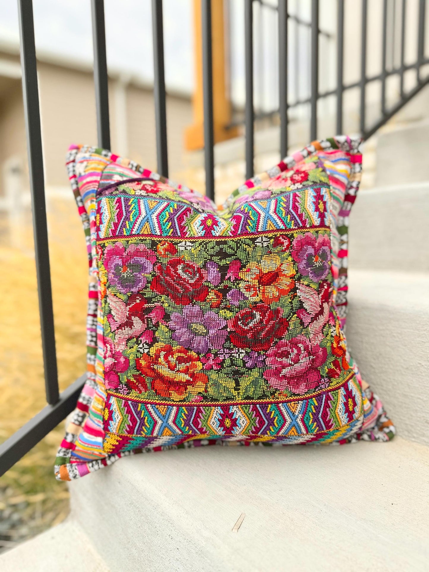 Pillow Cover From San Juan Comalapa