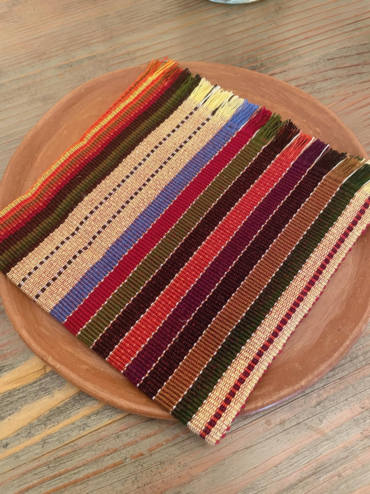 Handwoven cloth napkins -Browns
