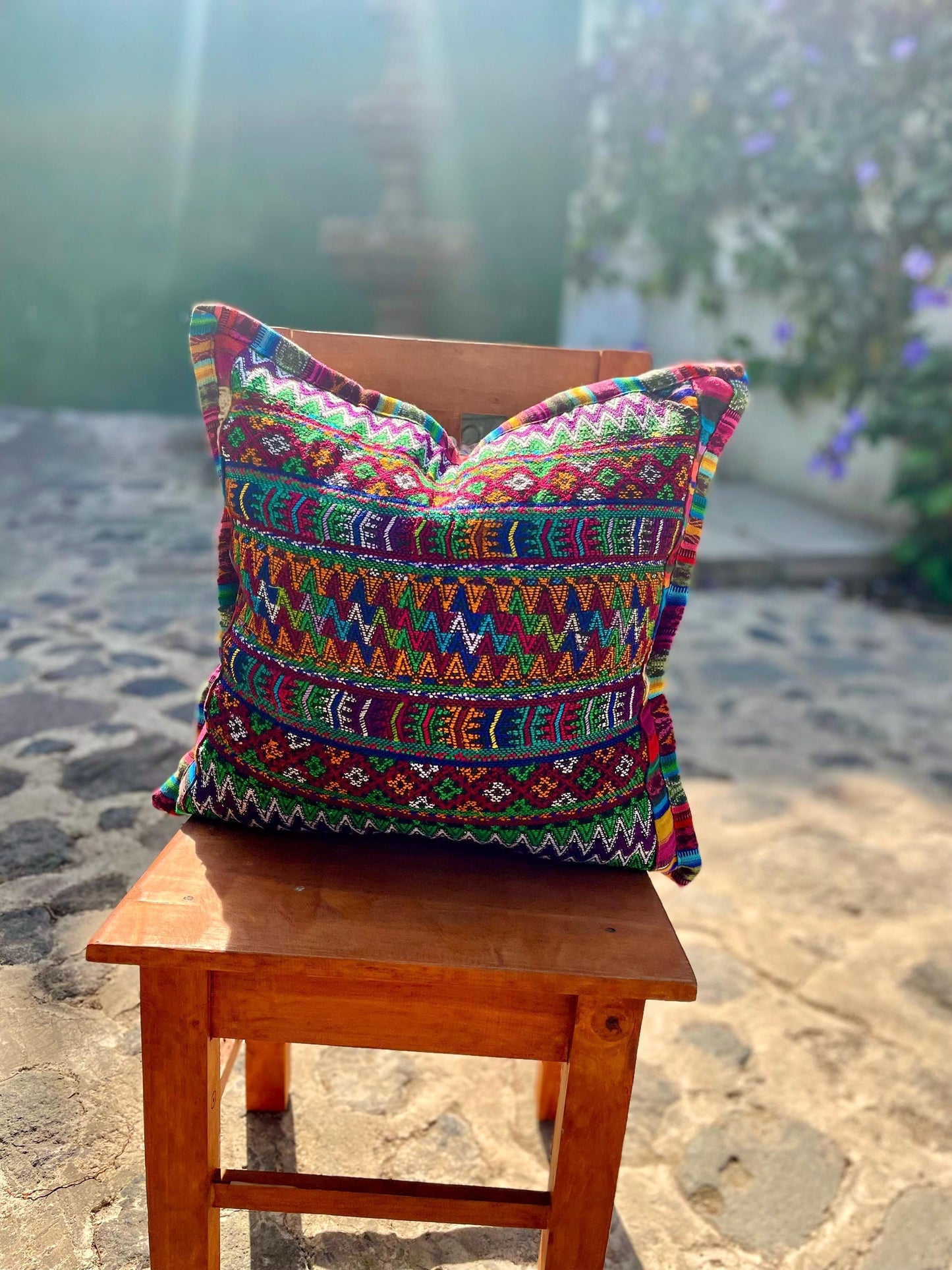 Huipil Pillow Cover from San Martin Jilotepeque
