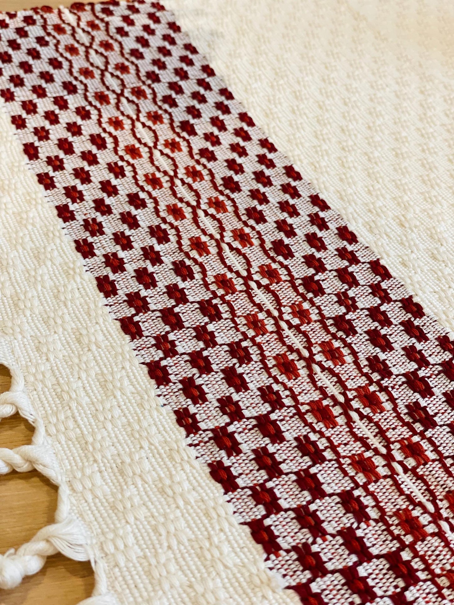 Placemat - White Red