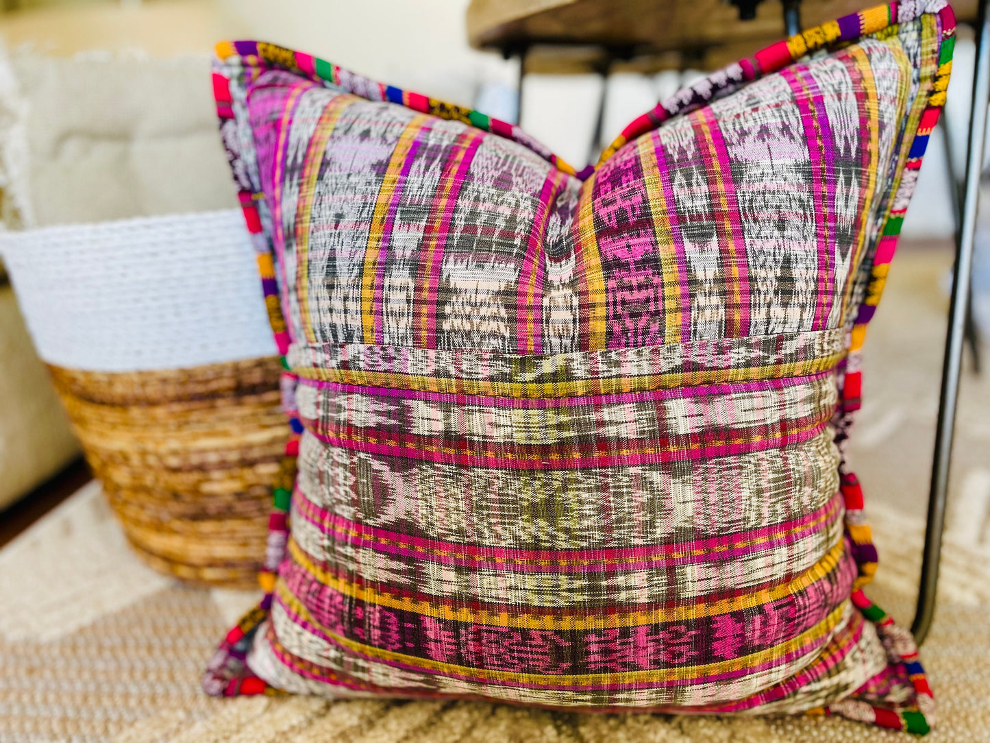 Guatemalan Artisan Huipil Pillow Covers from Xela Quetzaltenango