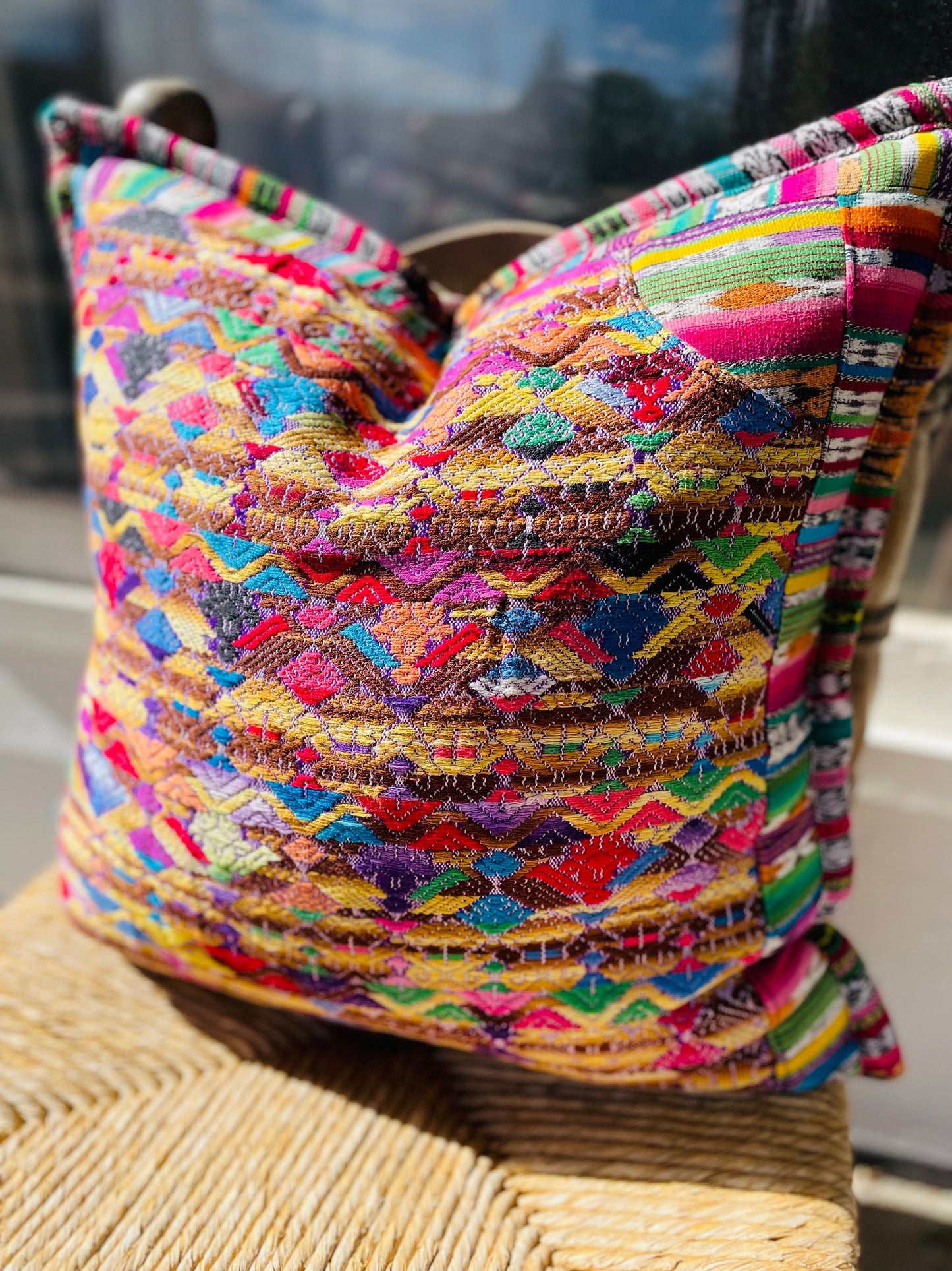 Guatemalan Artisan Huipil Pillow Covers from Xela Quetzaltenango