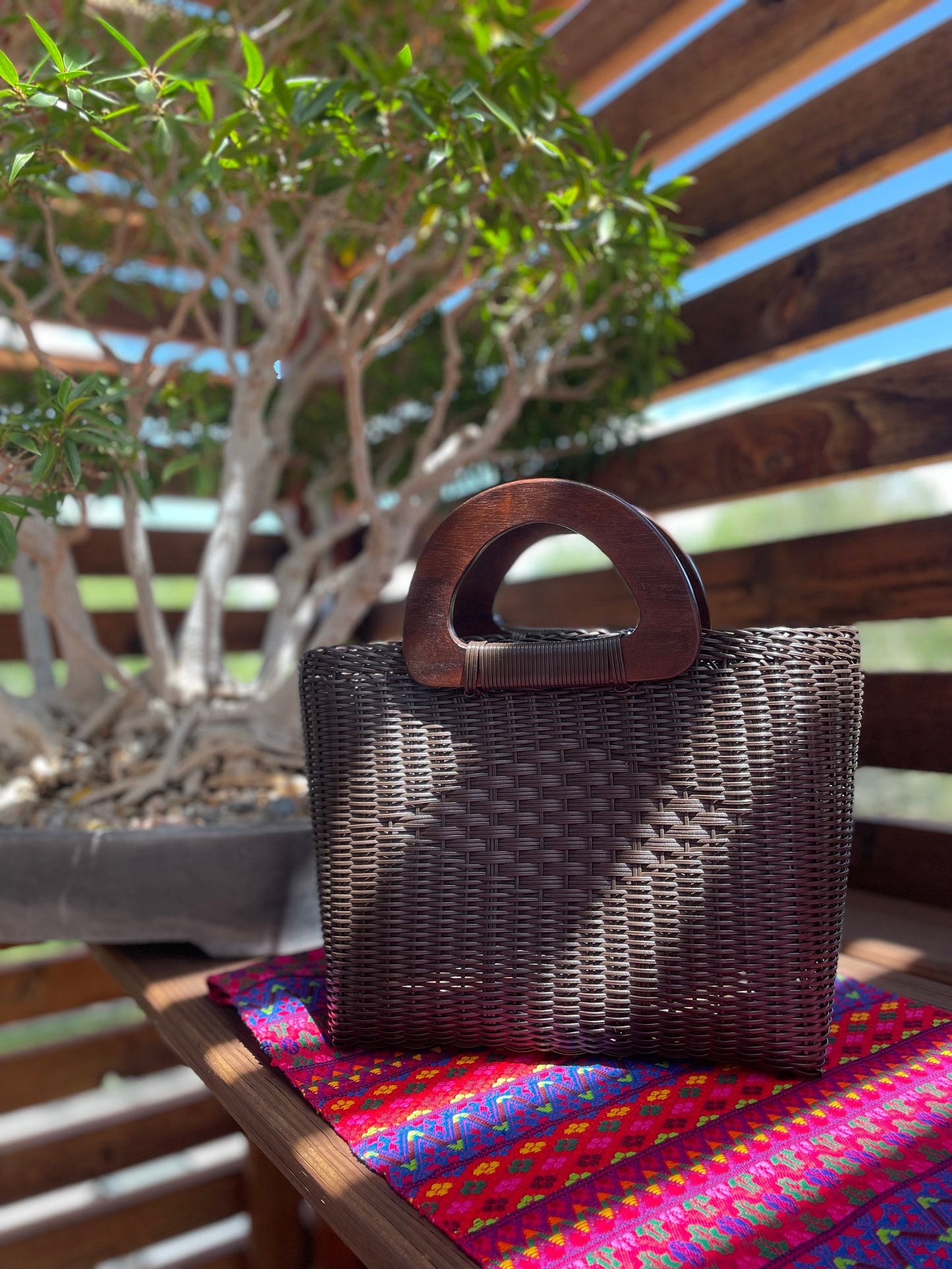 Guatemalan Handwoven Medium Tote Bag, Recycled Plastic Bags