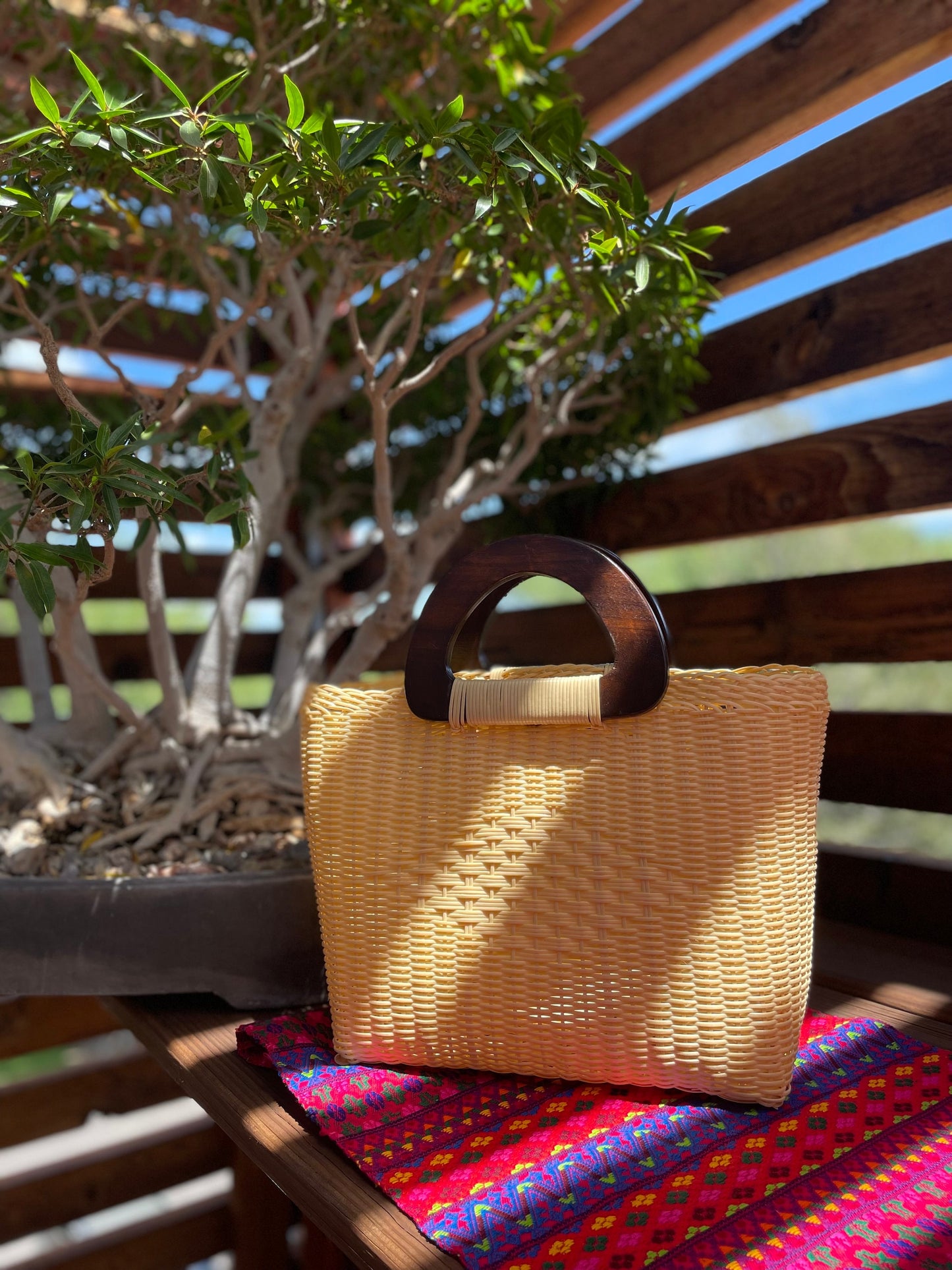Guatemalan Handwoven Medium Tote Bag, Recycled Plastic Bags