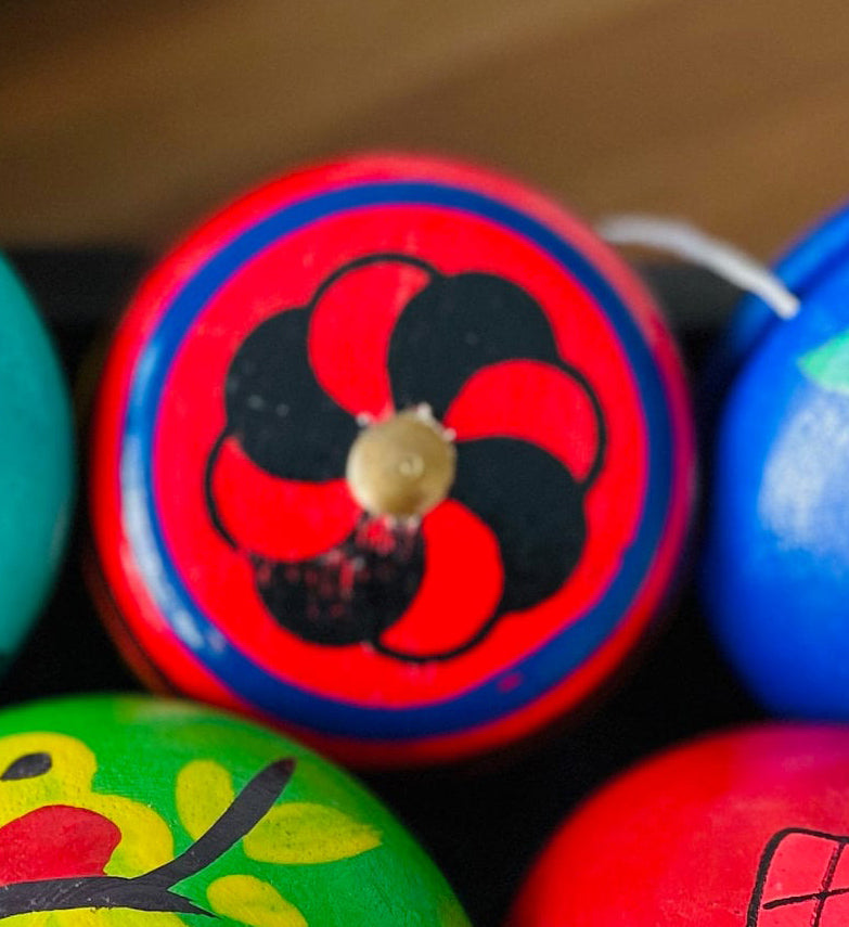 Guatemalan Traditional Wooden Yo-Yo Toys