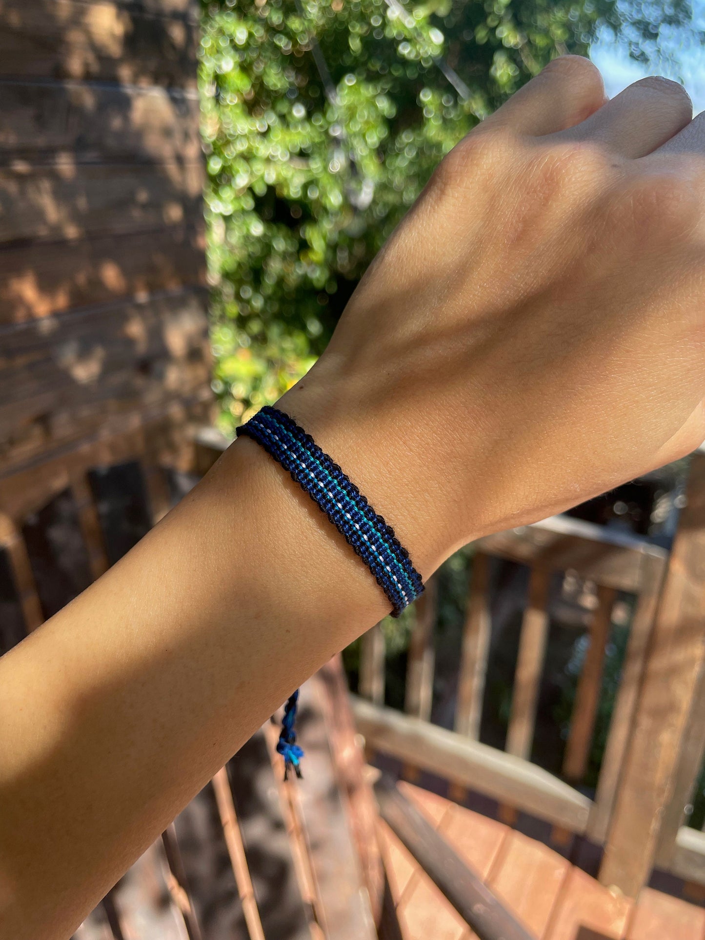 Guatemalan colorful handwoven bracelets