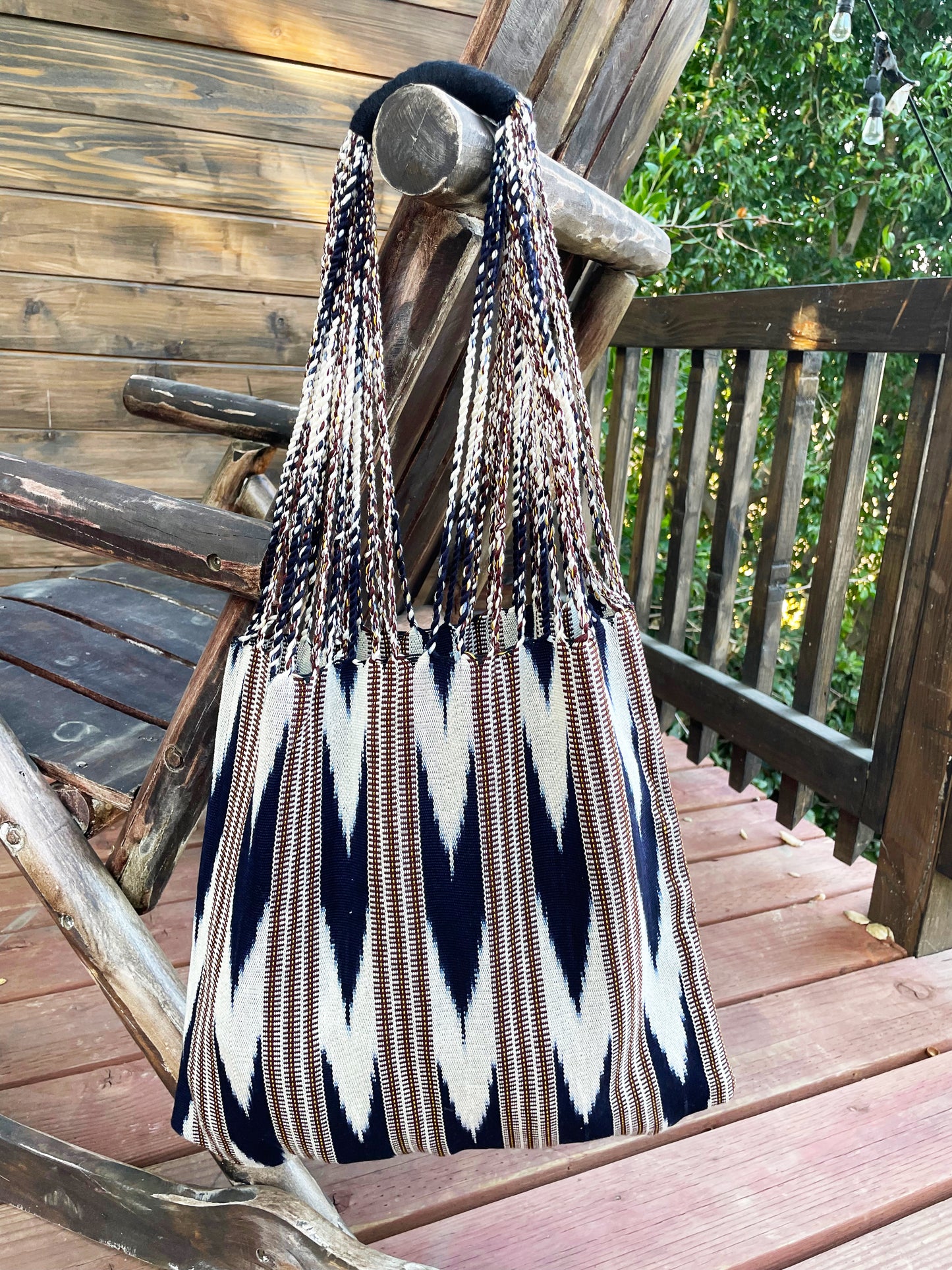 Guatemalan Handwoven Tote Bag from San Juan La Laguna