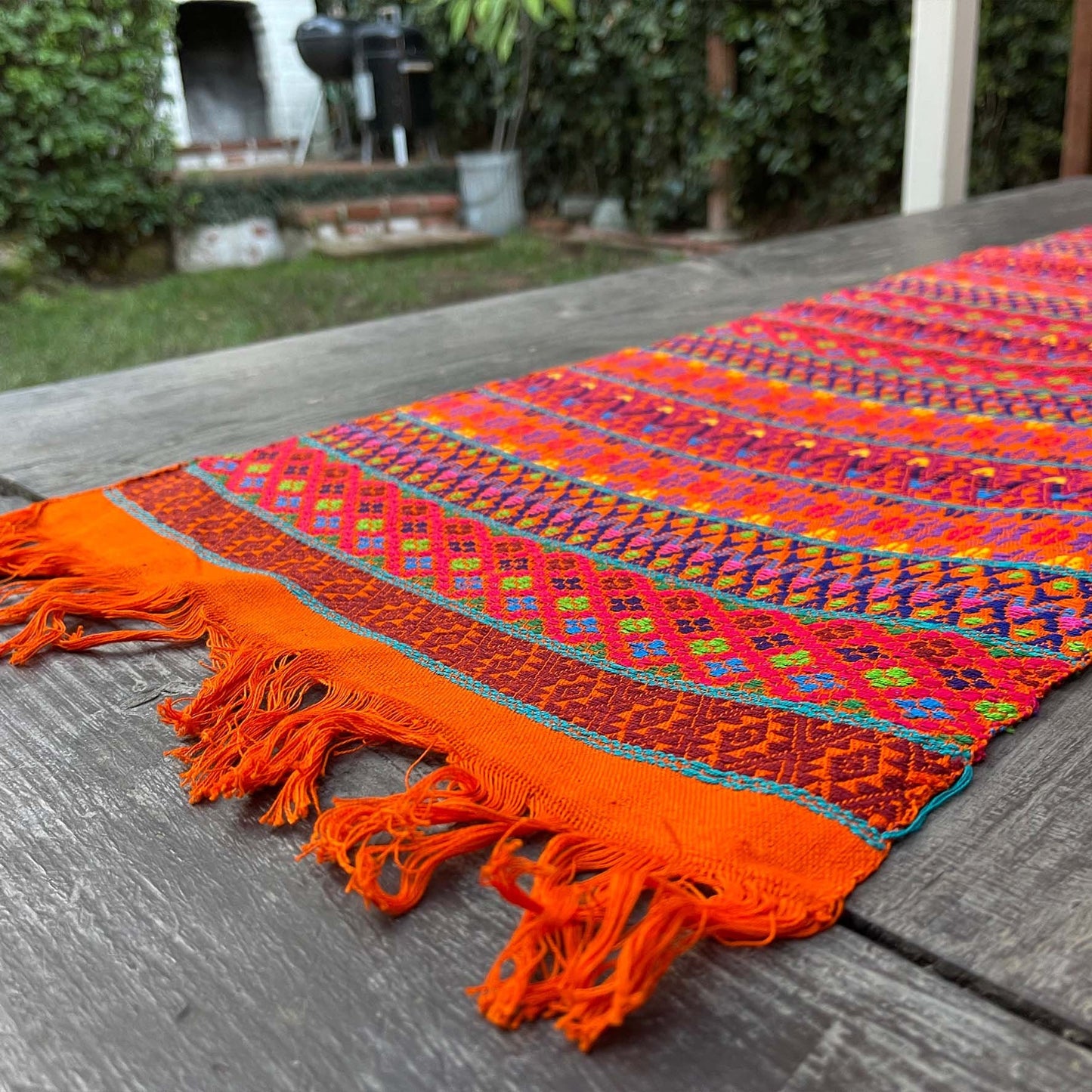 Guatemalan Handwoven Table Runners- Oranges