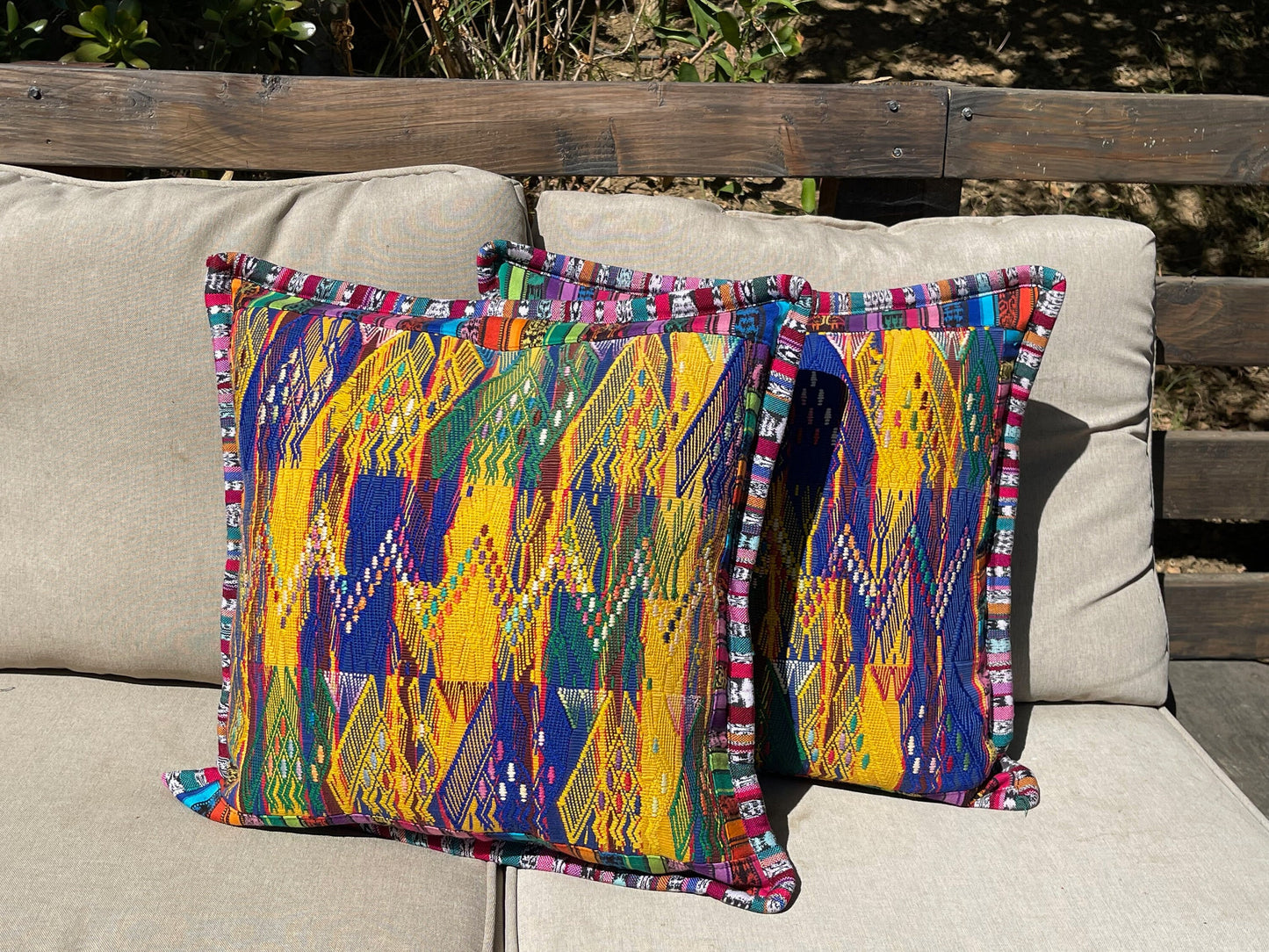 Decorative Throw pillow covers from San Juan Sacatepequez