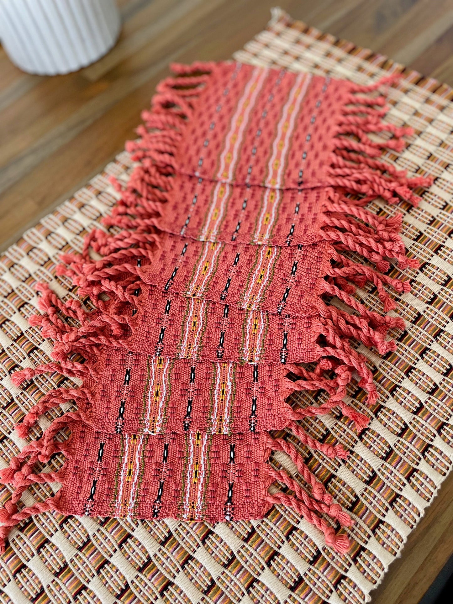 Guatemalan Cotton Cup Coasters