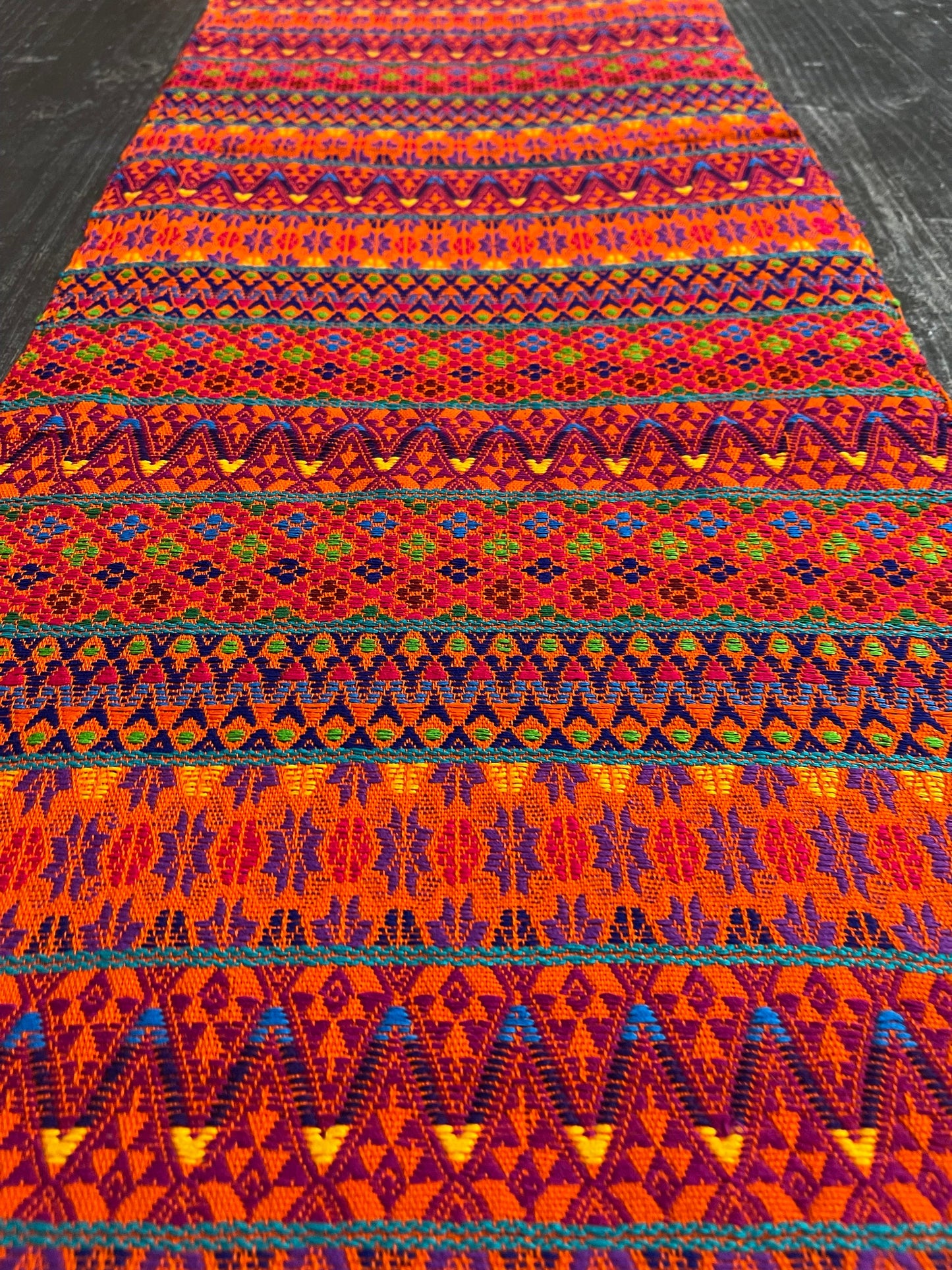 Guatemalan Handwoven Table Runners- Oranges