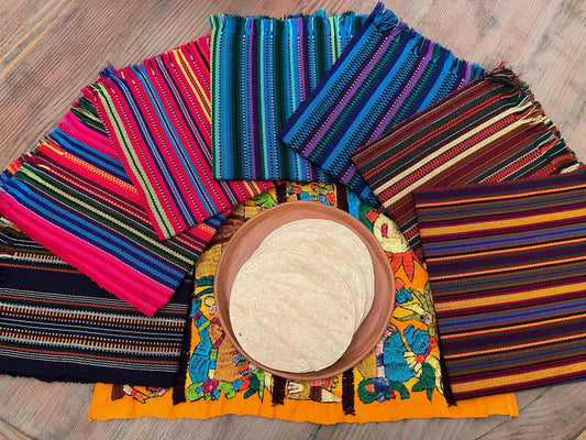 Handwoven tortilla wraps
