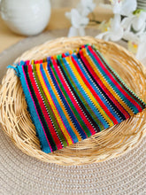 Load image into Gallery viewer, Handmade napkins - Lime/PurplemultiC/Redmulti/Ocean