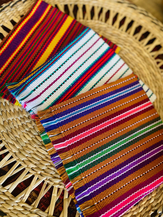 Guatemalan colorful napkins