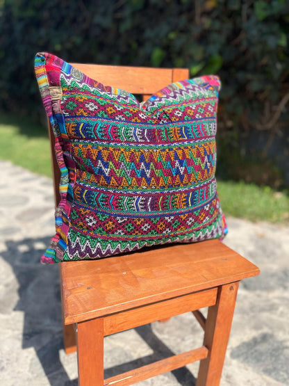 Huipil Pillow Cover from San Martin Jilotepeque