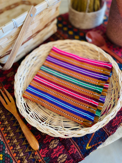 Guatemalan colorful napkins