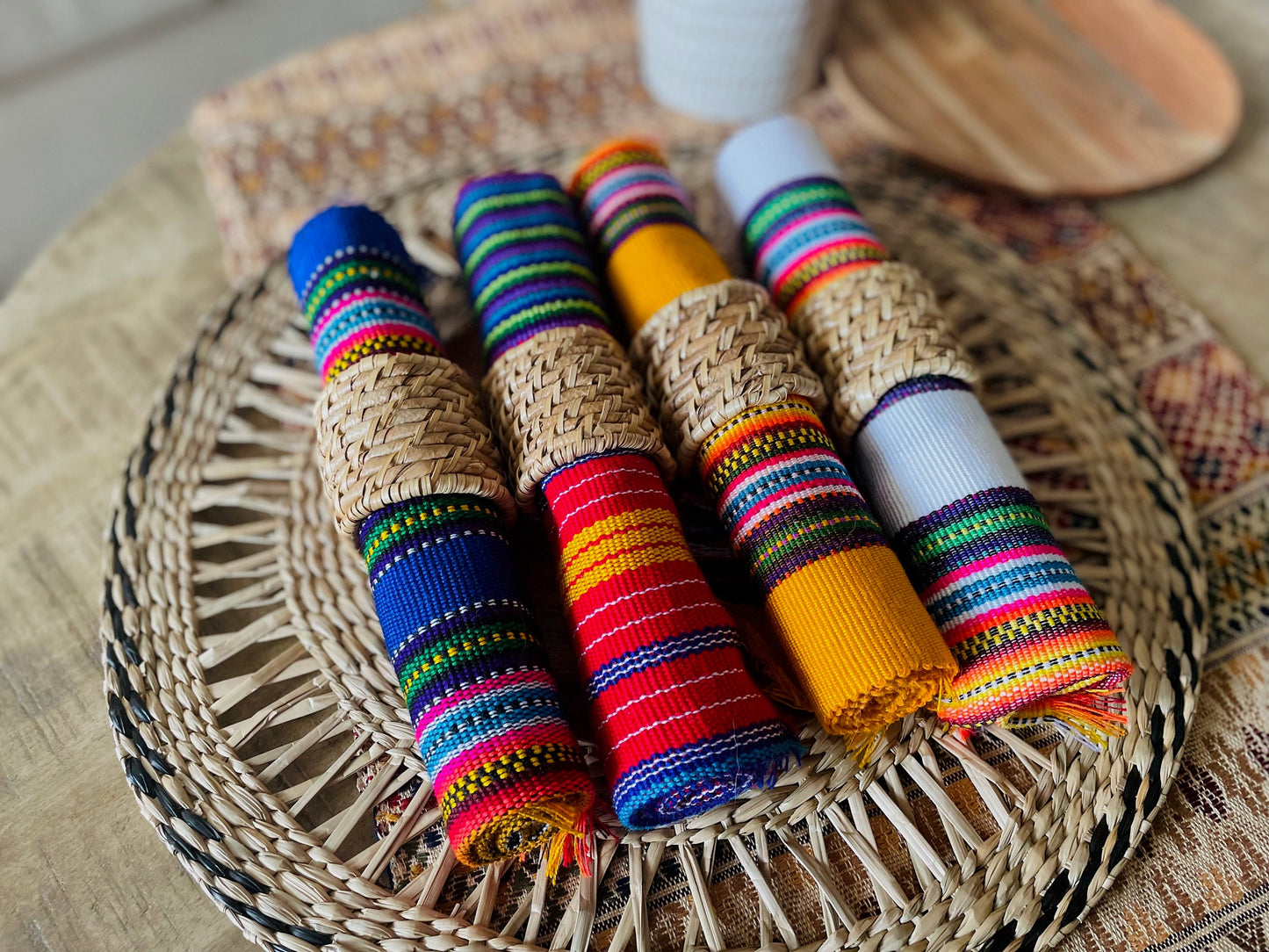 Tortilla warmer - Yellow / White / Bluemulti / Redmulti