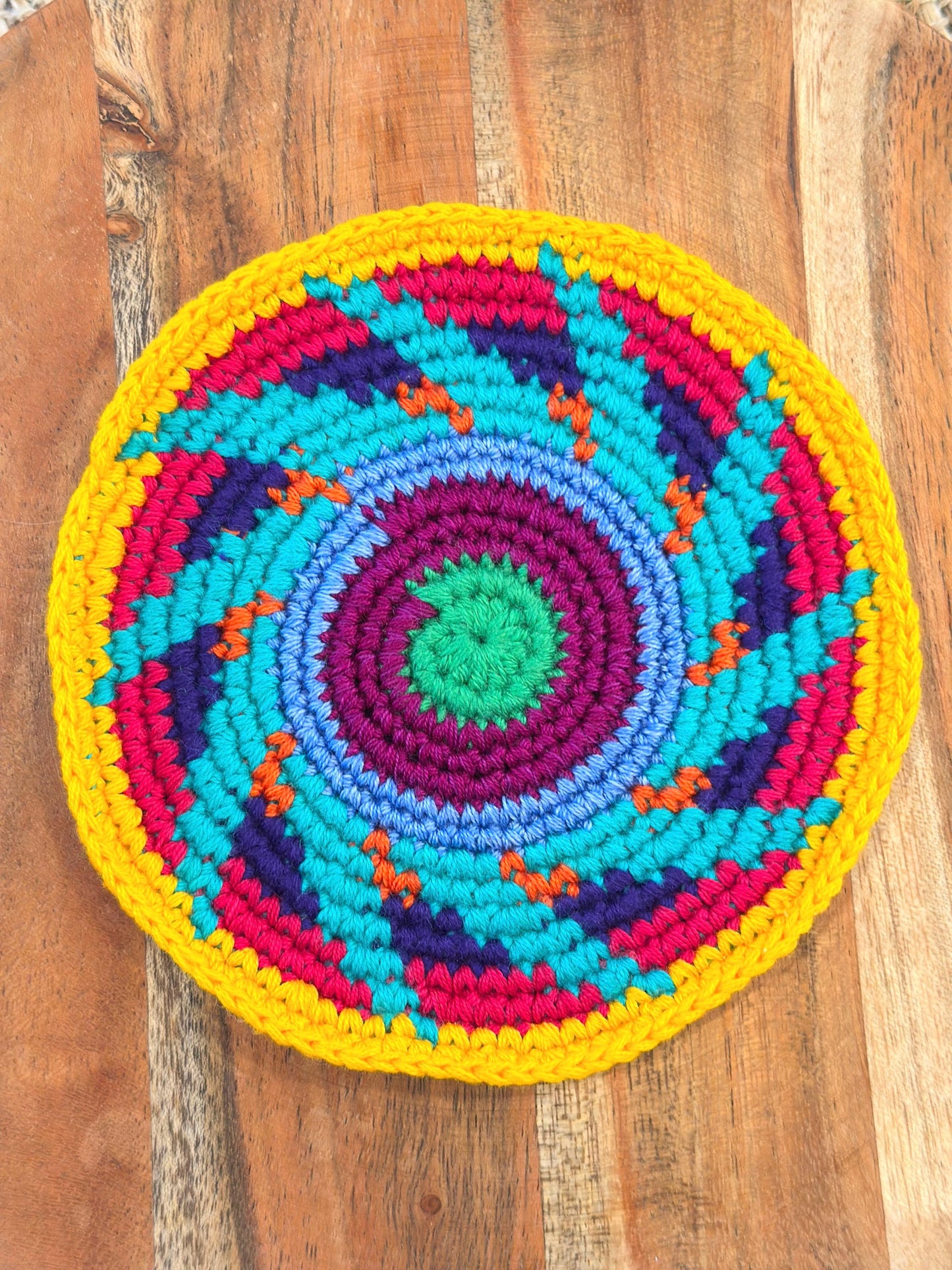 Boho Crochet Cup Coasters