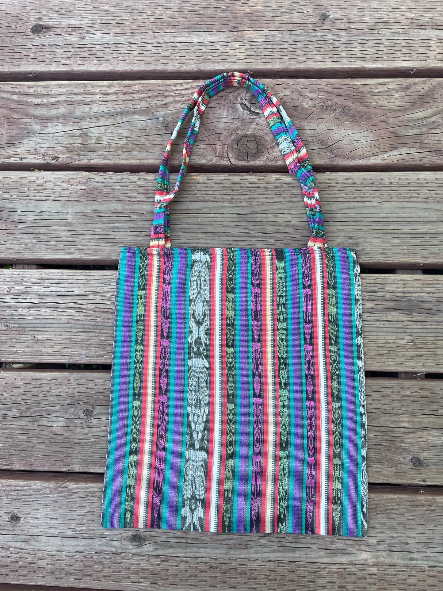 Handwoven Eco Tote Bag, Light Weight Beach Bags, Gift for her, Made of Tela de Corte