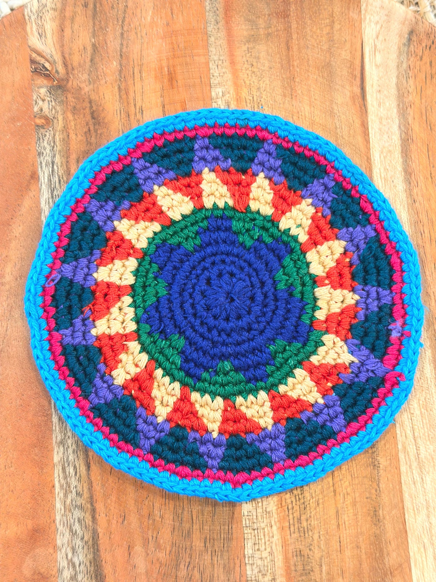 Boho Crochet Cup Coasters