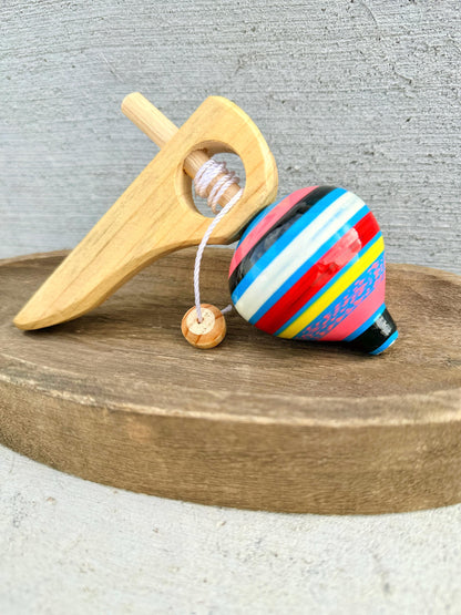 Spinning Wooden Top Toy
