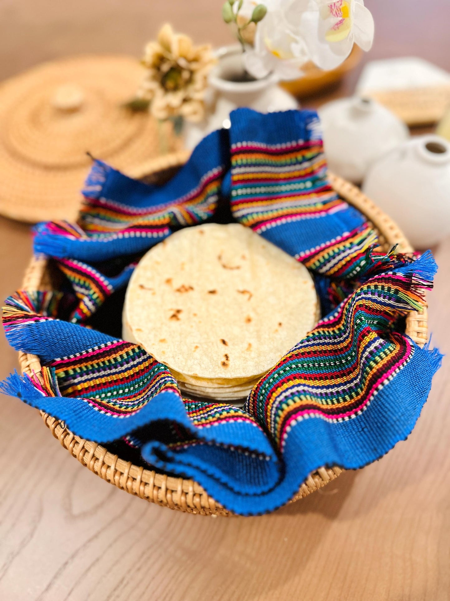 Tortilla Warmer - Crimson / Jungle / Cobalt Blue / Oat