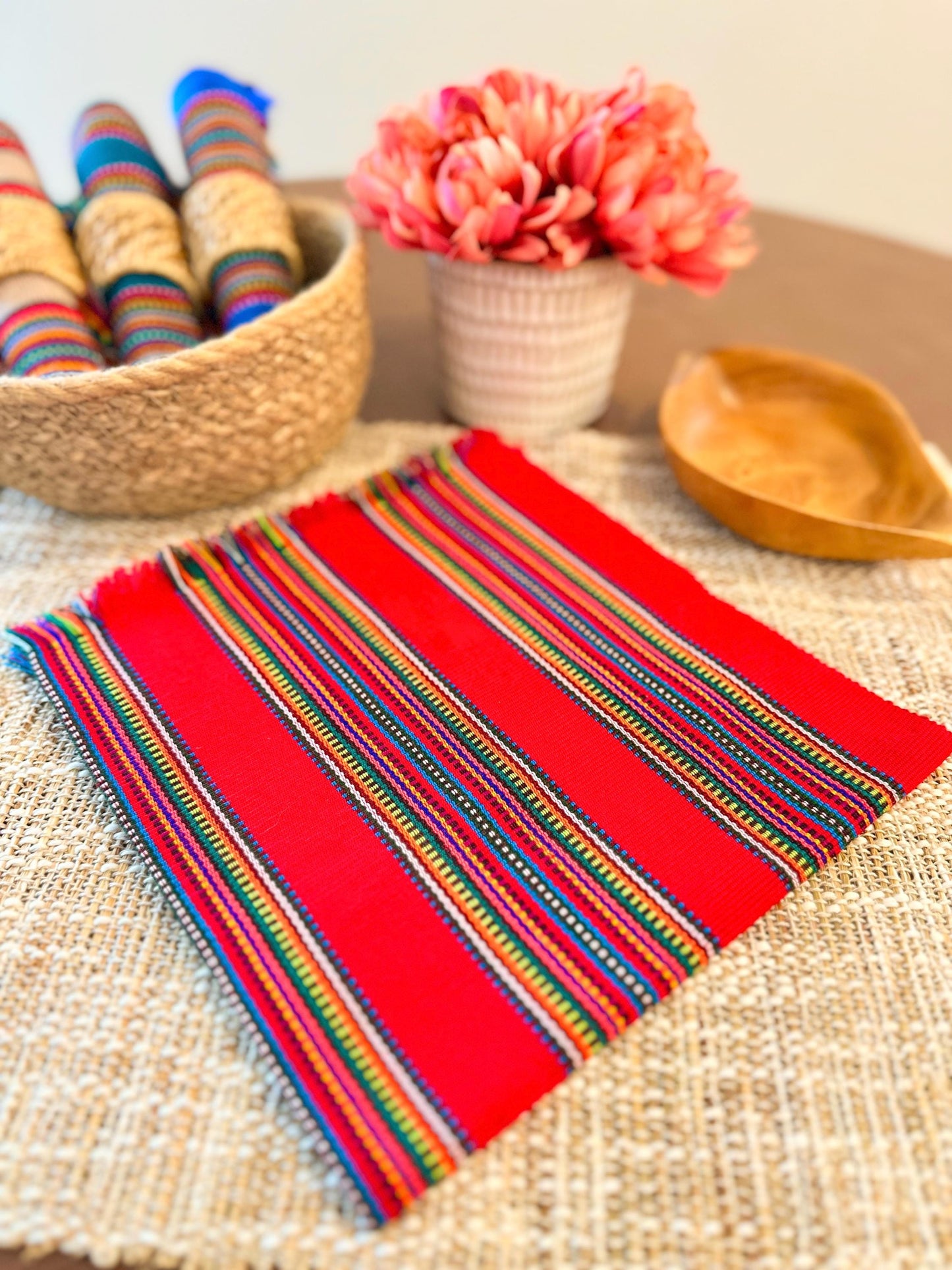 Tortilla Warmer - Crimson / Jungle / Cobalt Blue / Oat