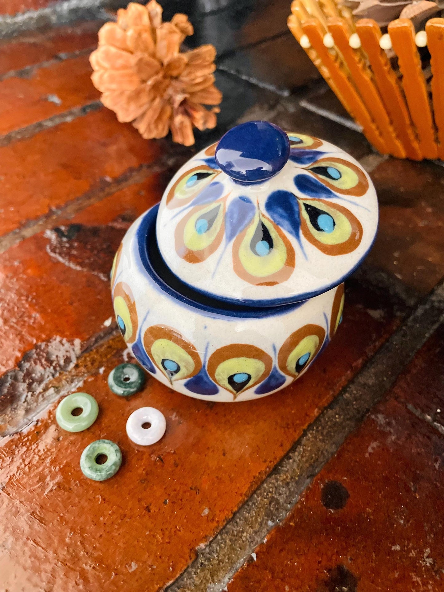 Mini Ceramic Jewelry Box