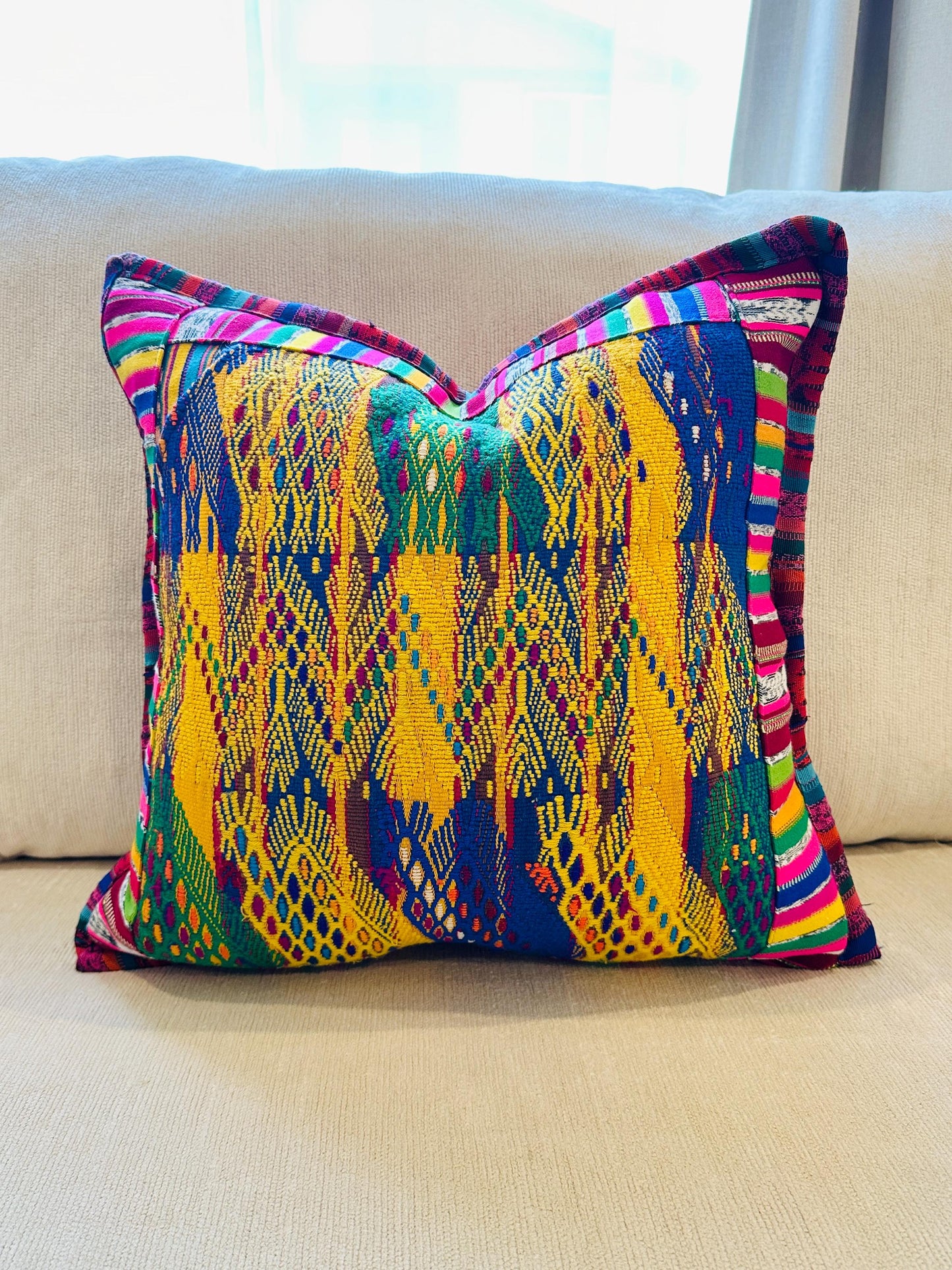 Pillow cover from San Juan Sacatepequez