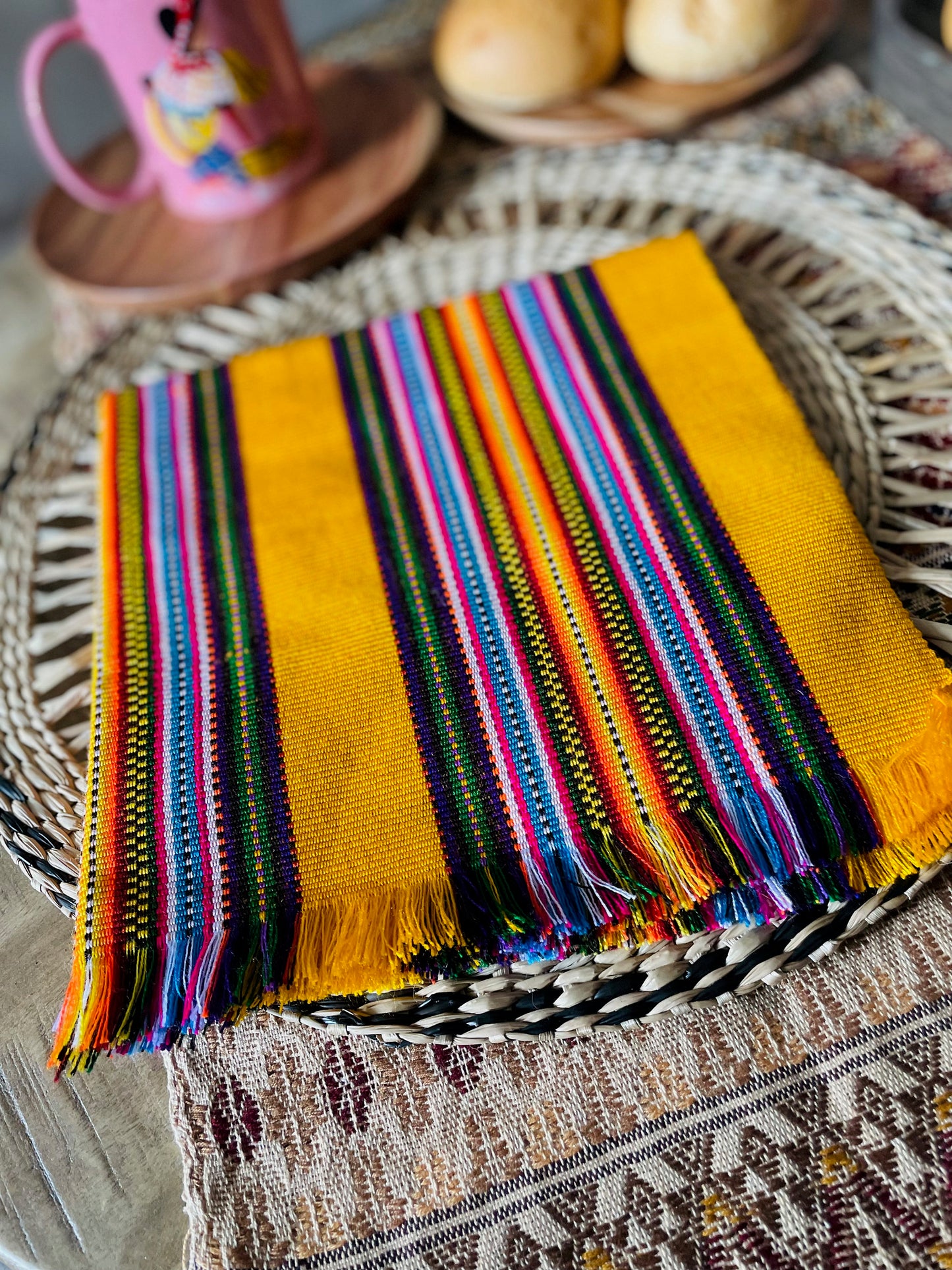 Tortilla warmer - Yellow / White / Bluemulti / Redmulti