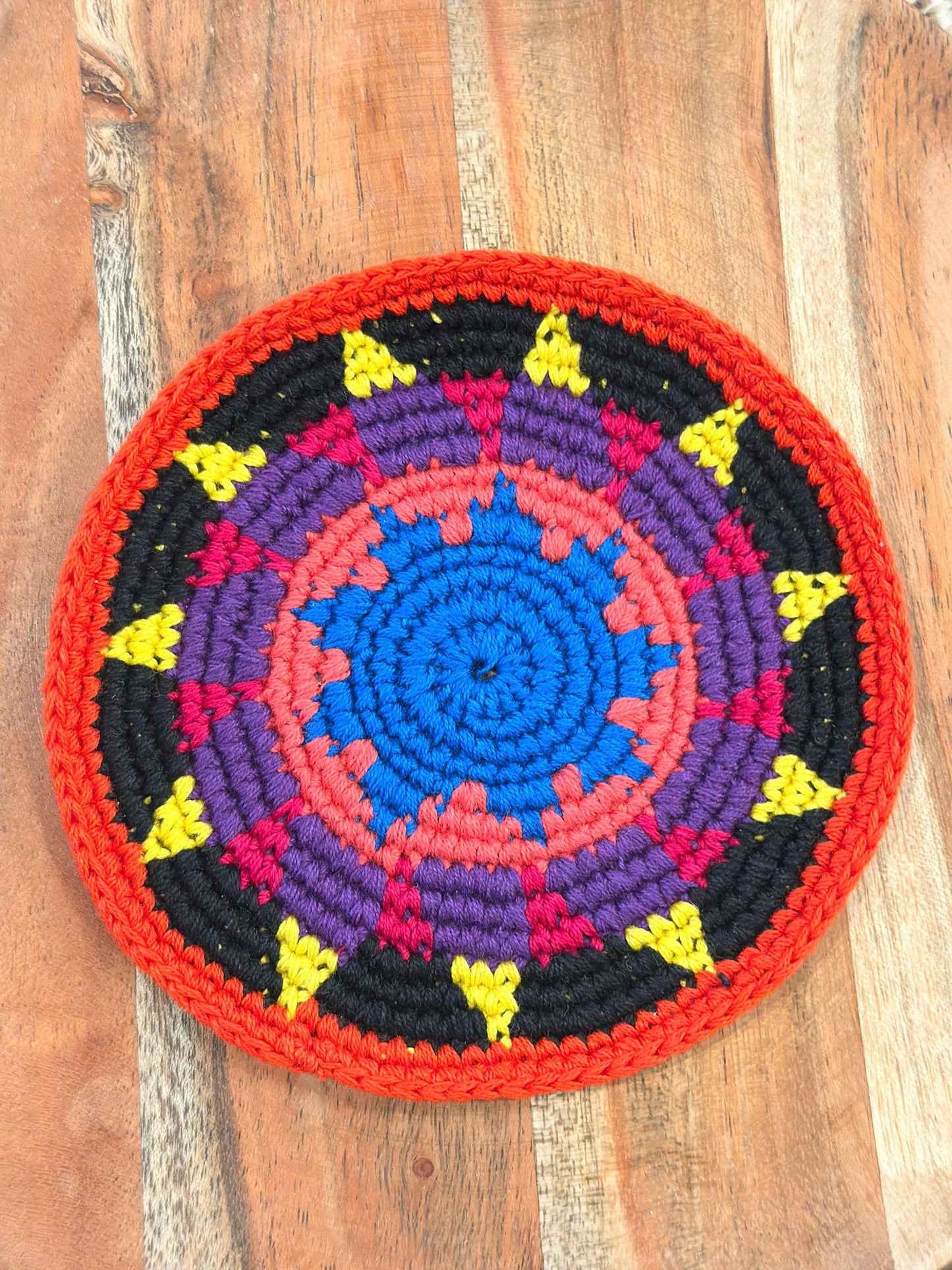 Boho Crochet Cup Coasters