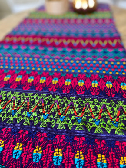 Guatemalan Handwoven Table Runners- Purples