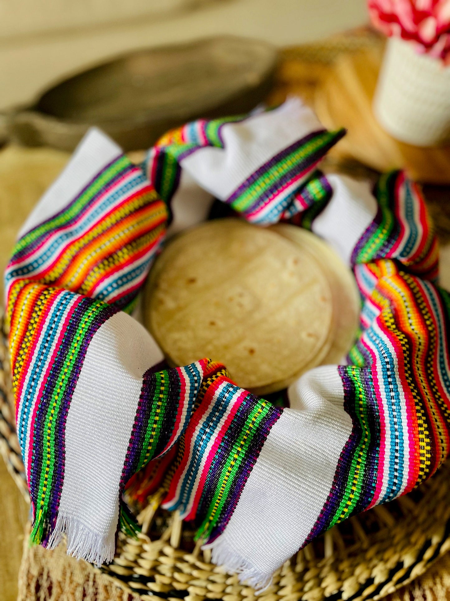Tortilla warmer - Yellow / White / Bluemulti / Redmulti