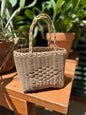 Guatemalan Handwoven Small Tote Bag, Recycled Plastic Bags