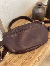 Load image into Gallery viewer, Leather Crossbody Bag - Brown