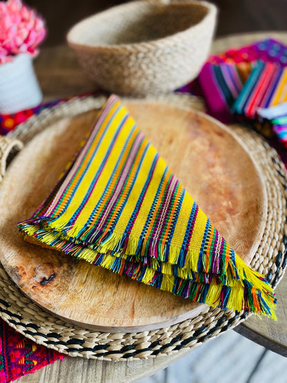 Colorful Handwoven tortilla wraps