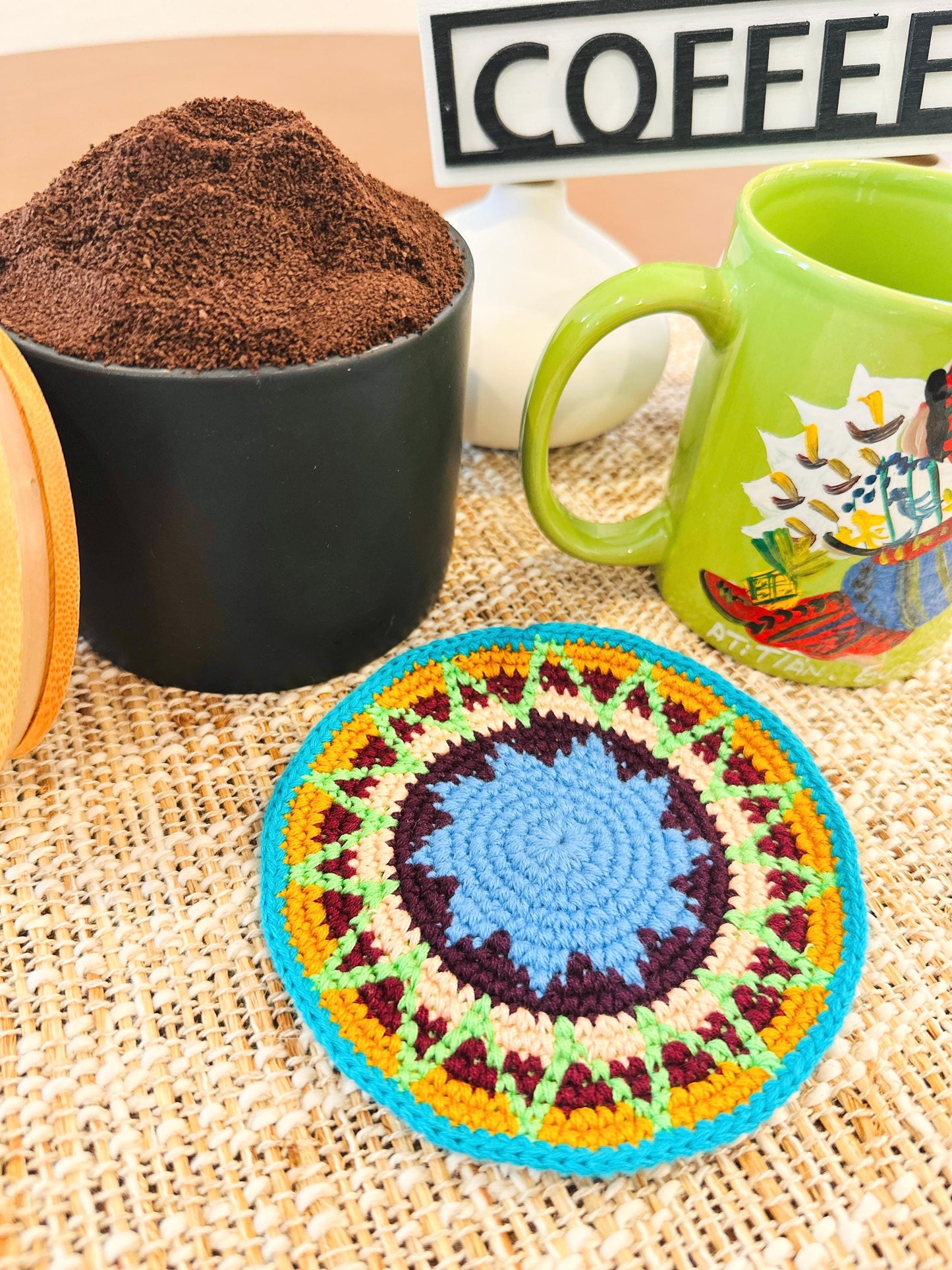 Artisan Woven Drink Coaster