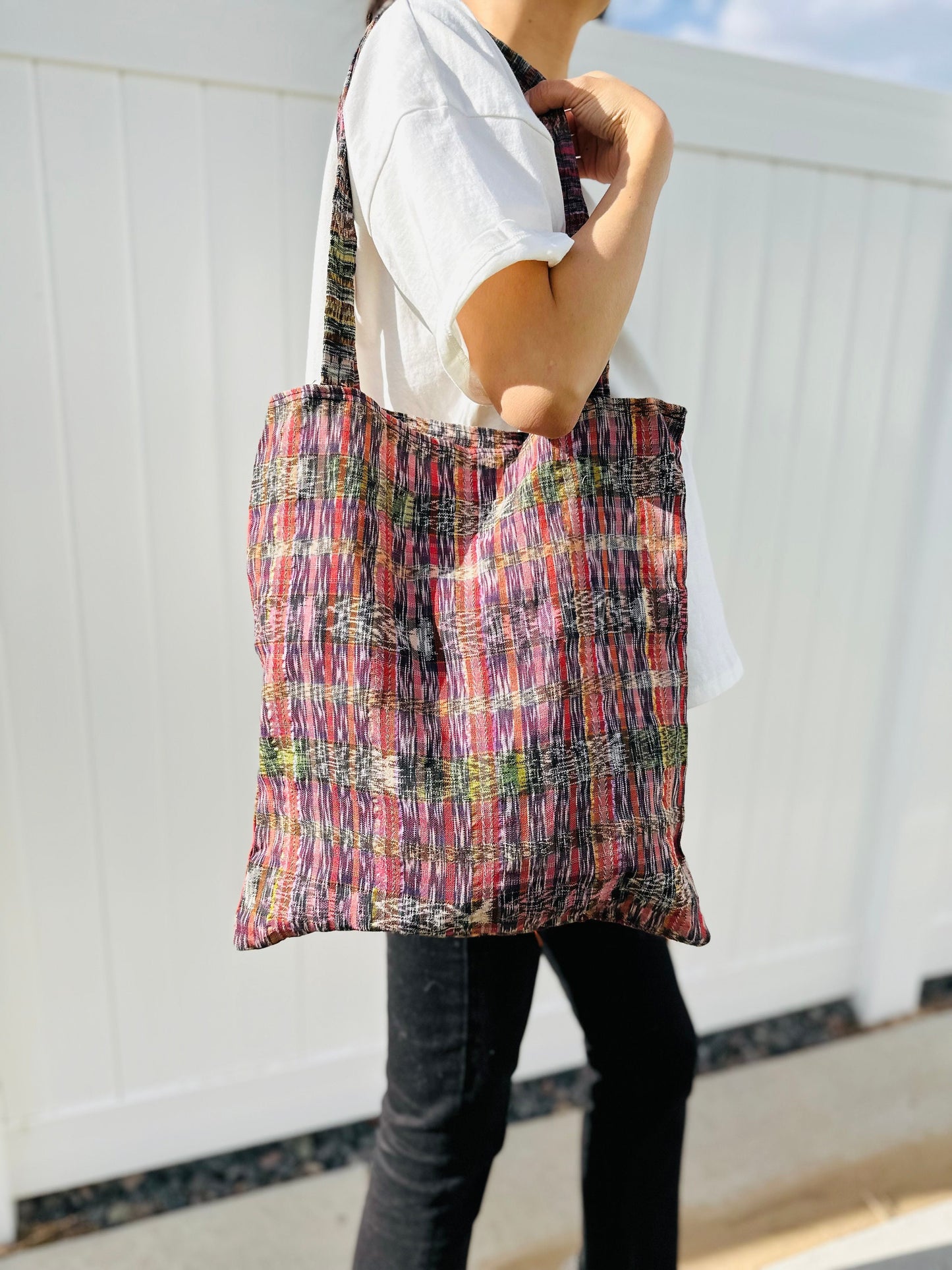 Eco Tote Bag - Pinkmulti