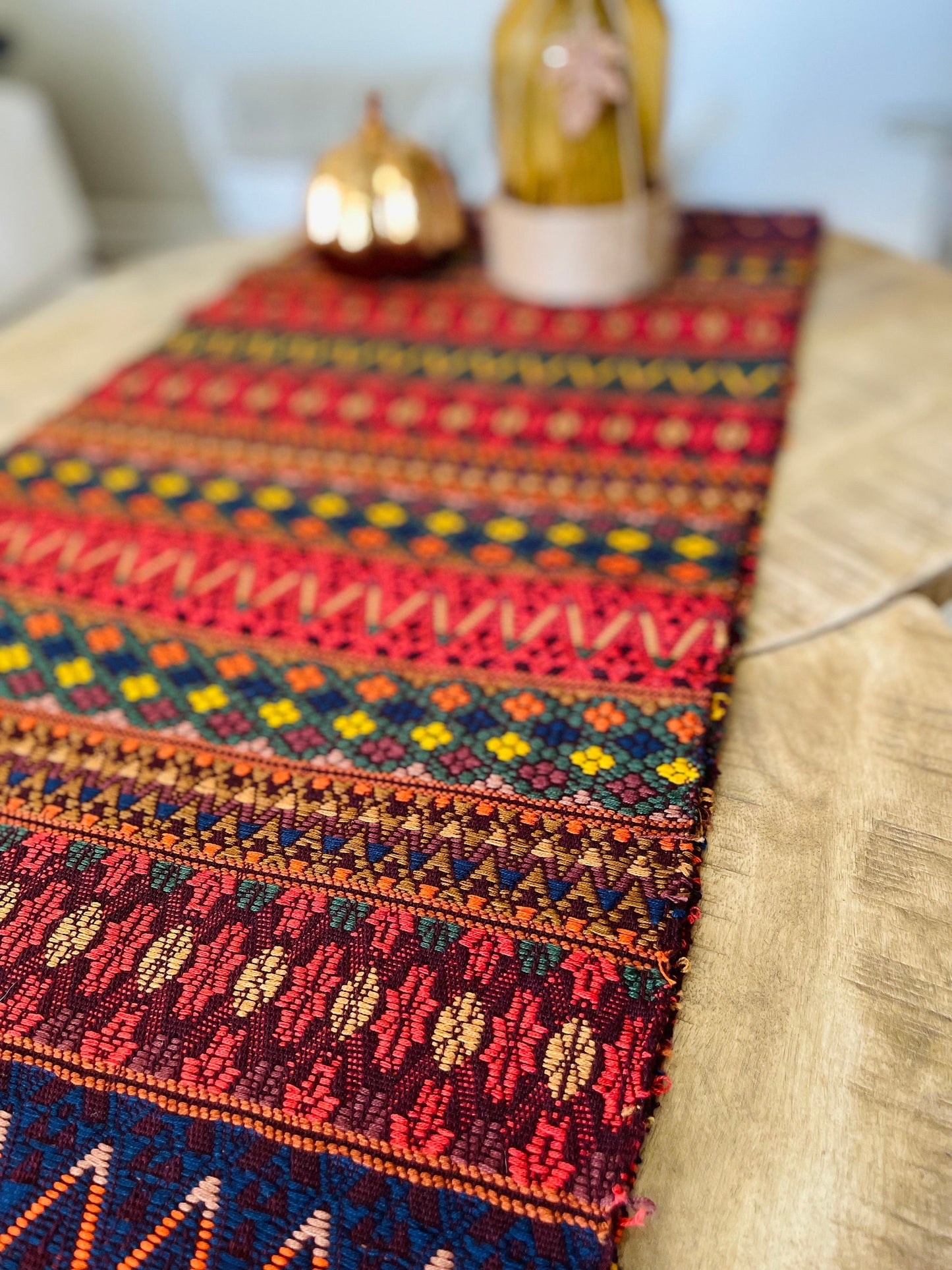 Guatemalan Handwoven Table Runners- Browns