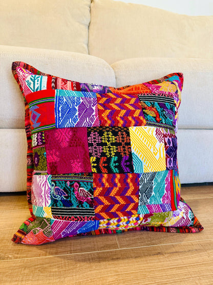 Huipil Pillow Cover From Guatemala
