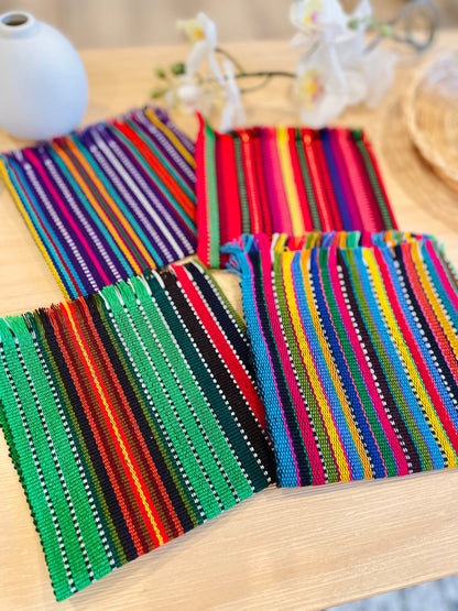 Handmade napkins - Lime/PurplemultiC/Redmulti/Ocean